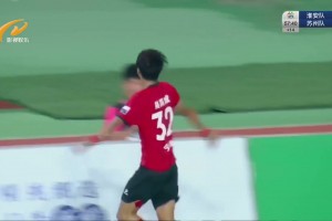 又是神仙球💥淮安2-0领先苏州，吴雨成极限角度进球